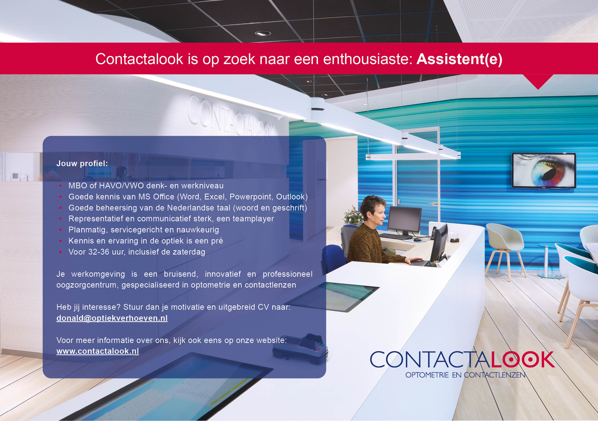 Vacature Contacta Assistent